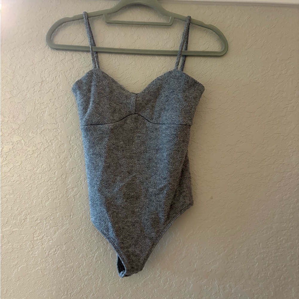 Express Gray Bodysuit